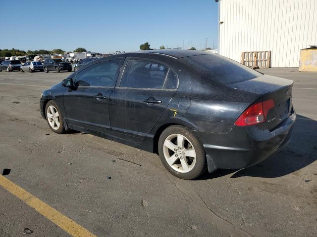1HGFA16896L028611 - 2006 HONDA CIVIC EX BLACK photo 2