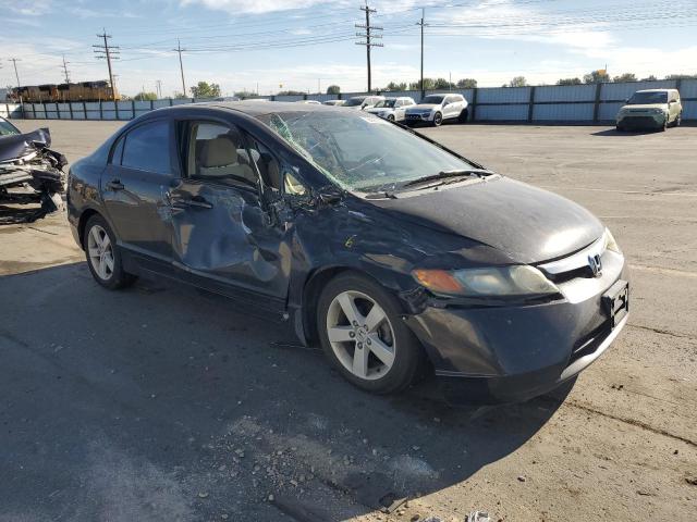 1HGFA16896L028611 - 2006 HONDA CIVIC EX BLACK photo 4