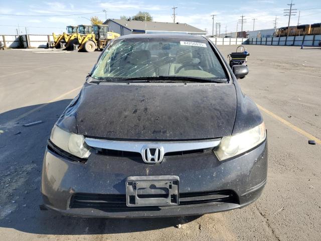 1HGFA16896L028611 - 2006 HONDA CIVIC EX BLACK photo 5