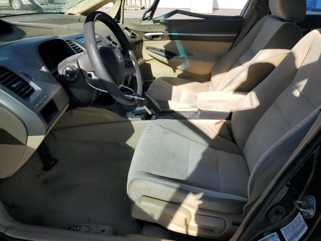 1HGFA16896L028611 - 2006 HONDA CIVIC EX BLACK photo 7