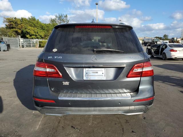 4JGDA5HB1CA041877 - 2012 MERCEDES-BENZ ML 350 4MATIC GRAY photo 6