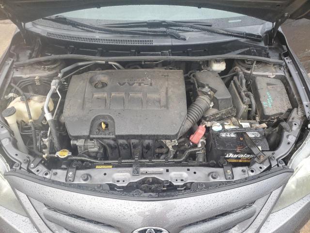 5YFBU4EE6DP142132 - 2013 TOYOTA COROLLA BASE Szary zdjęcie 11