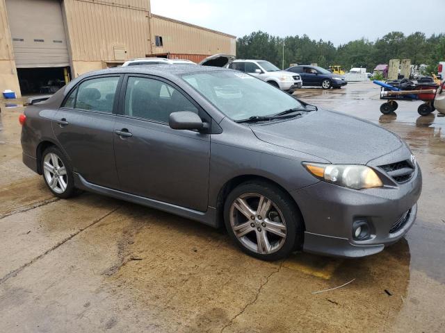5YFBU4EE6DP142132 - 2013 TOYOTA COROLLA BASE Szary zdjęcie 4