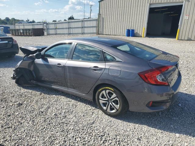 2HGFC2F58JH570343 - 2018 HONDA CIVIC LX GRAY photo 2