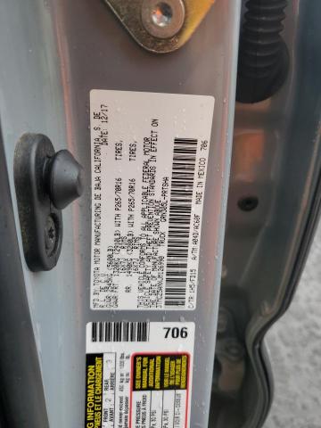 3TMCZ5ANXJM126990 - 2018 TOYOTA TACOMA DOUBLE CAB Szary zdjęcie 13