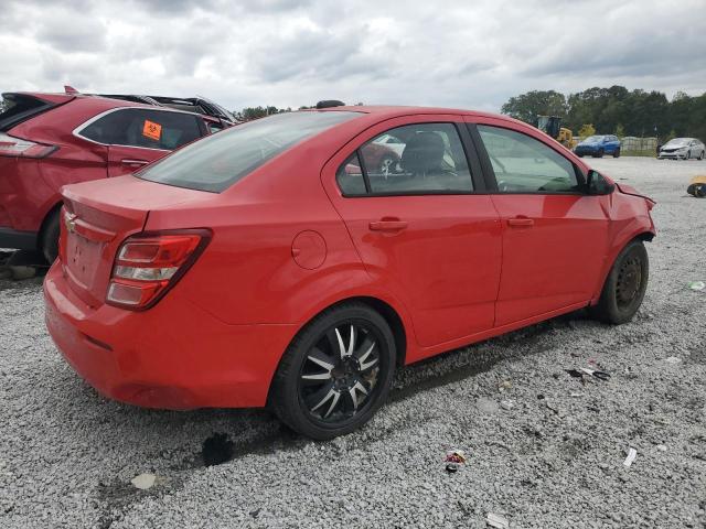 1G1JB5SH5H4135986 - 2017 CHEVROLET SONIC LS RED photo 3