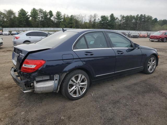 WDDGF8AB7DR251777 - 2013 MERCEDES-BENZ C 300 4MATIC BLUE photo 3