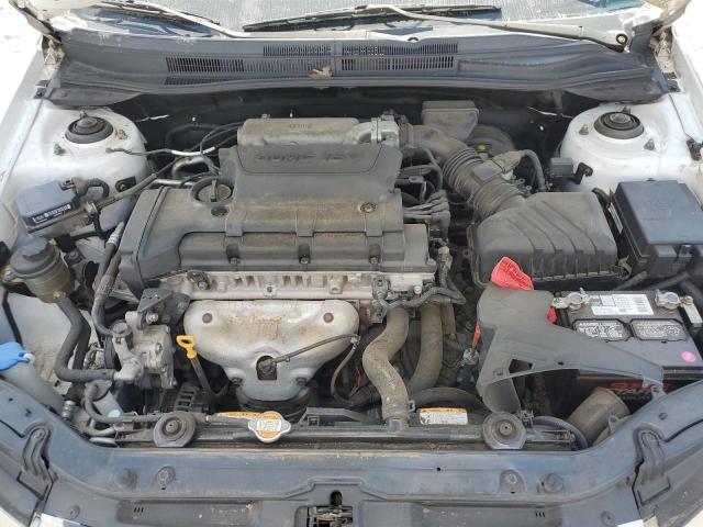 KNAFE121185492217 - 2008 KIA SPECTRA EX WHITE photo 11
