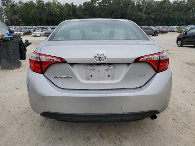 2T1BURHEXGC681124 - 2016 TOYOTA COROLLA L SILVER photo 6