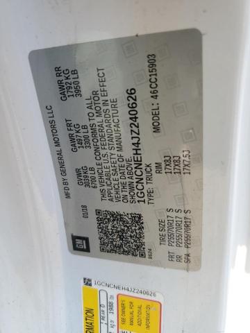 1GCNCNEH4JZ240626 - 2018 CHEVROLET SILVERADO C1500 თეთრი ფოტო 12