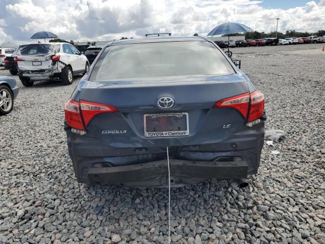 5YFBURHEXKP905968 - 2019 TOYOTA COROLLA L BLUE photo 6