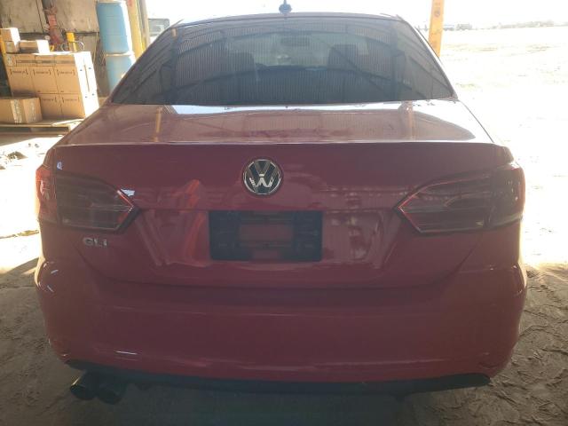 3VW4T7AJ1EM382114 - 2014 VOLKSWAGEN JETTA GLI RED photo 6