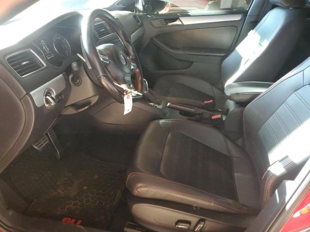 3VW4T7AJ1EM382114 - 2014 VOLKSWAGEN JETTA GLI RED photo 7