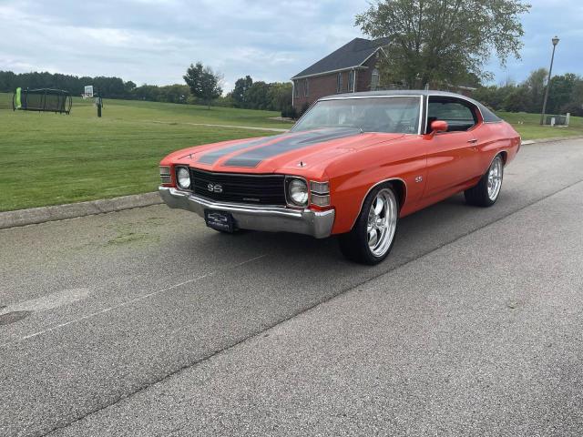 1D37J2R578031 - 1972 CHEVROLET CHEVELLE RED photo 2