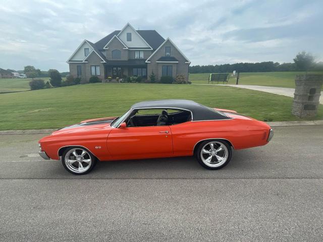 1D37J2R578031 - 1972 CHEVROLET CHEVELLE RED photo 9