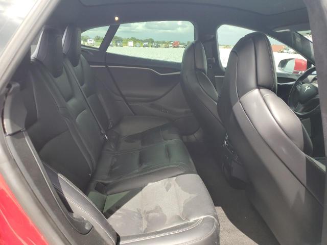 5YJSA1E28JF287869 - 2018 TESLA MODEL S Қызыл фото 10