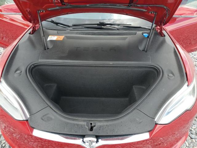 5YJSA1E28JF287869 - 2018 TESLA MODEL S Қызыл фото 11