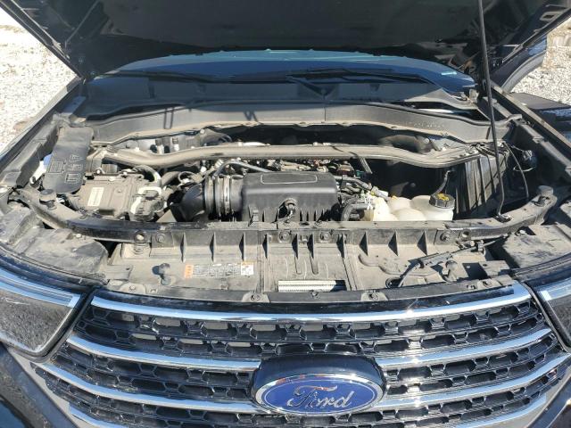 1FMSK8DH7MGB91040 - 2021 FORD EXPLORER XLT BLACK photo 12