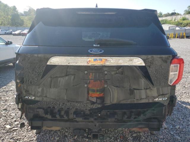 1FMSK8DH7MGB91040 - 2021 FORD EXPLORER XLT BLACK photo 6