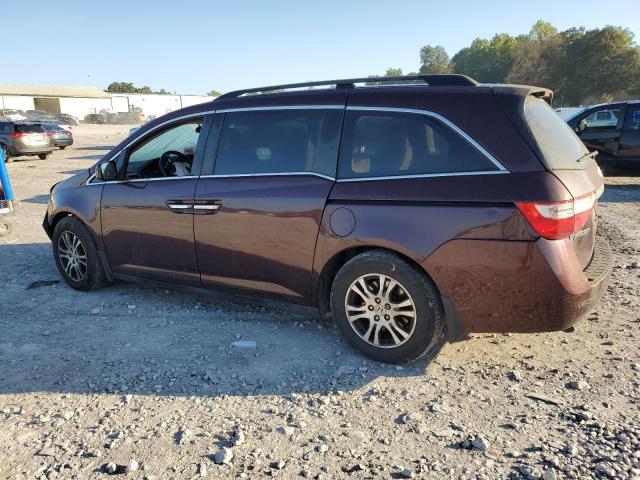 5FNRL5H48BB029186 - 2011 HONDA ODYSSEY EX MAROON photo 2