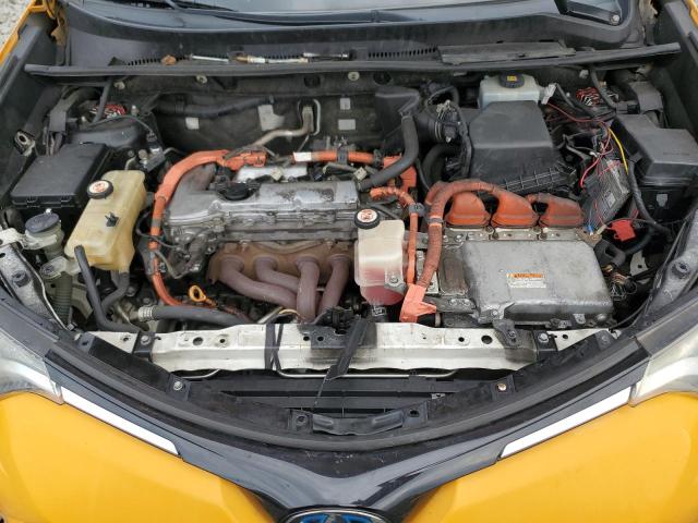 JTMRJREV0JD176571 - 2018 TOYOTA RAV4 HV LE Sarı fotoğraf 12