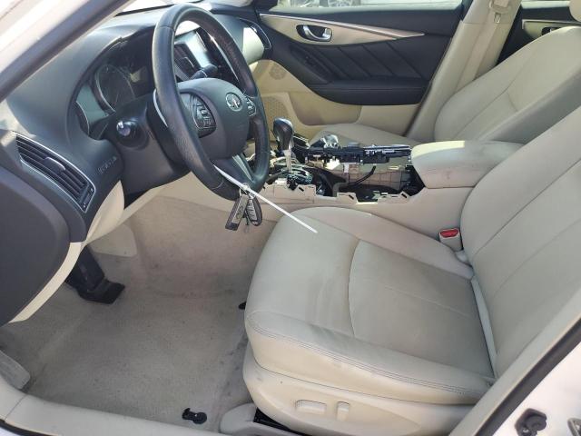 JN1BV7AP0FM347377 - 2015 INFINITI Q50 BASE WHITE photo 7