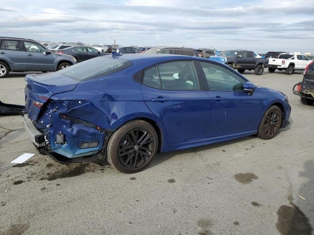 4T1DAACK3SU142917 - 2025 TOYOTA CAMRY XSE BLUE photo 3