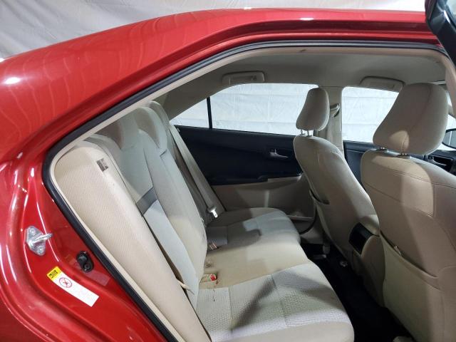 4T4BF1FK1CR183588 - 2012 TOYOTA CAMRY BASE RED photo 10