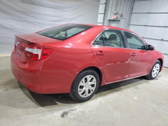4T4BF1FK1CR183588 - 2012 TOYOTA CAMRY BASE RED photo 3