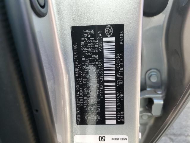 4T1DBADK3SU529558 - 2025 TOYOTA CAMRY XSE Сріблястий фото 12