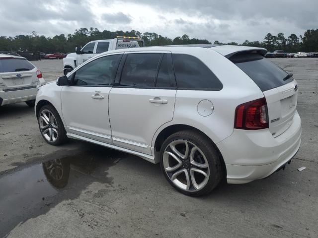 2FMDK3AKXCBA25550 - 2012 FORD EDGE SPORT WHITE photo 2