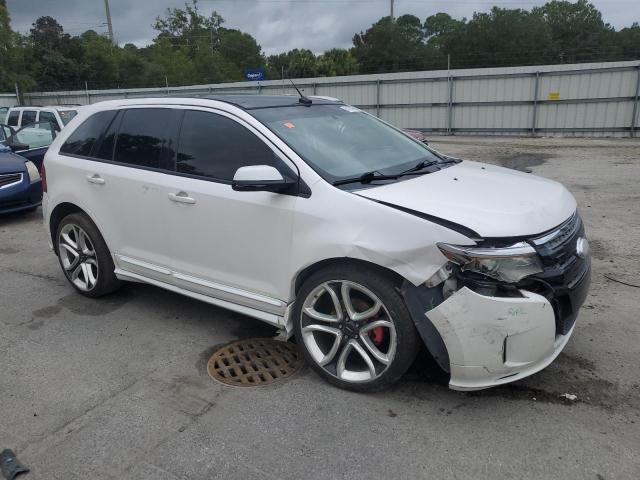 2FMDK3AKXCBA25550 - 2012 FORD EDGE SPORT WHITE photo 4