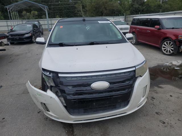 2FMDK3AKXCBA25550 - 2012 FORD EDGE SPORT WHITE photo 5