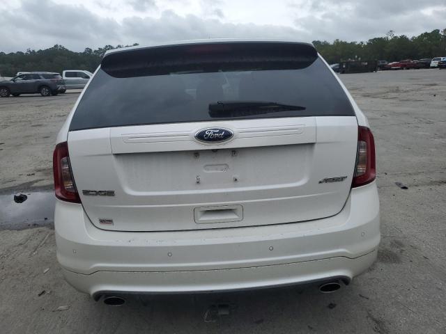 2FMDK3AKXCBA25550 - 2012 FORD EDGE SPORT WHITE photo 6