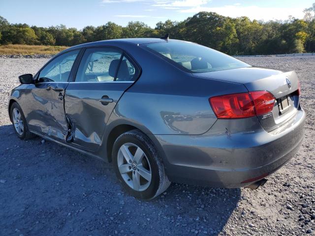 3VWLL7AJXDM388763 - 2013 VOLKSWAGEN JETTA TDI GRAY photo 2