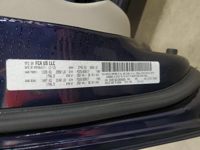 2C4RC1BG1GR206569 - 2016 CHRYSLER TOWN & COU TOURING Mavi foto 13