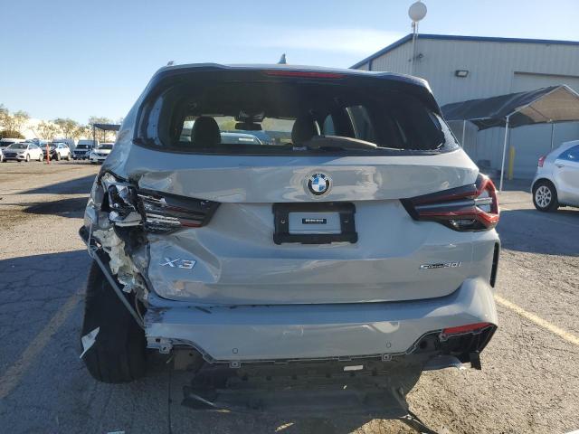 5UX43DP02N9M20348 - 2022 BMW X3 SDRIVE30I GRAY photo 6