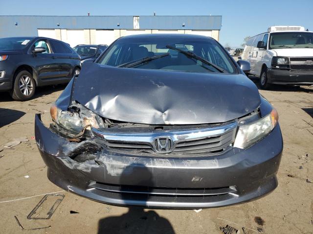 19XFB2F5XCE037751 - 2012 HONDA CIVIC LX GRAY photo 5