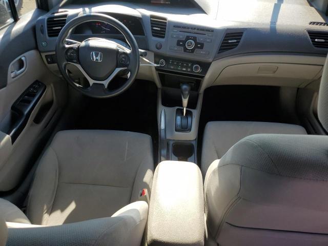 19XFB2F5XCE037751 - 2012 HONDA CIVIC LX GRAY photo 8