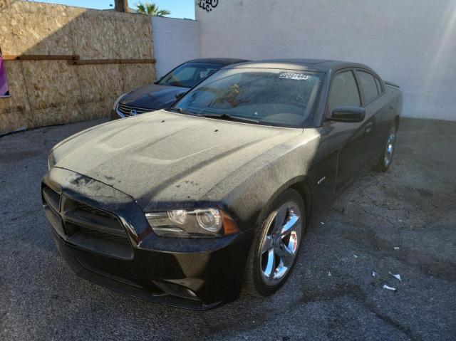 2C3CDXCT1CH278989 - 2012 DODGE CHARGER R/T BLACK photo 2