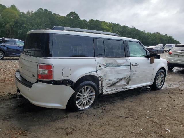 2FMGK5C87FBA12656 - 2015 FORD FLEX SEL WHITE photo 3