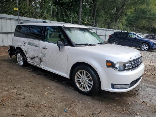 2FMGK5C87FBA12656 - 2015 FORD FLEX SEL WHITE photo 4