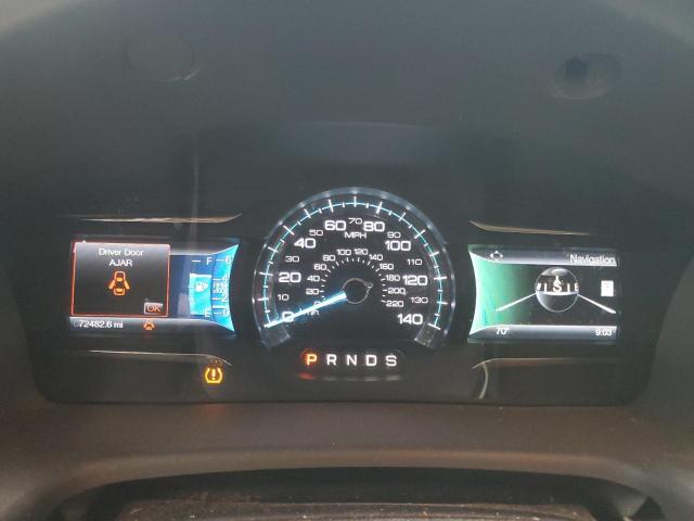 2FMGK5C87FBA12656 - 2015 FORD FLEX SEL WHITE photo 9