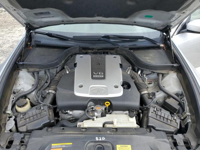 JN1CV6AP0BM501921 - 2011 INFINITI G37 BASE SILVER photo 11