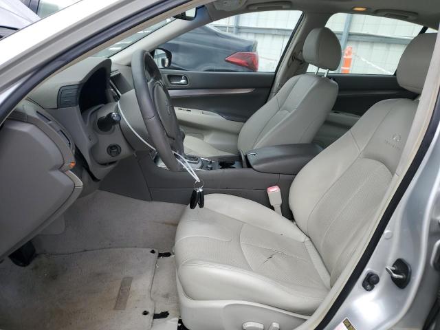 JN1CV6AP0BM501921 - 2011 INFINITI G37 BASE SILVER photo 7
