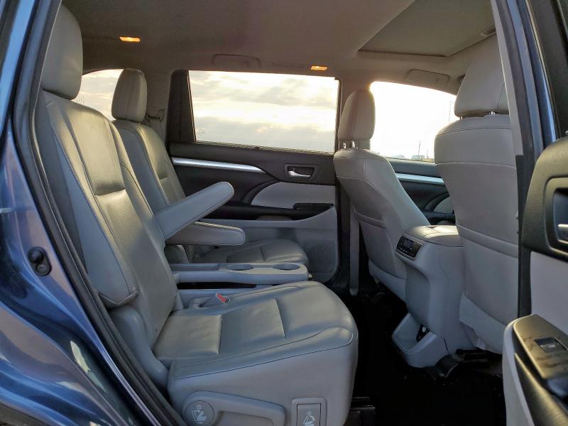 5TDKKRFH5FS096721 - 2015 TOYOTA HIGHLANDER XLE Bleu photo 11