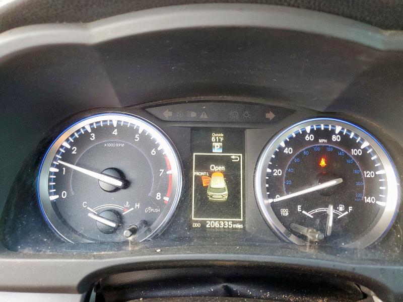 5TDKKRFH5FS096721 - 2015 TOYOTA HIGHLANDER XLE Bleu photo 9