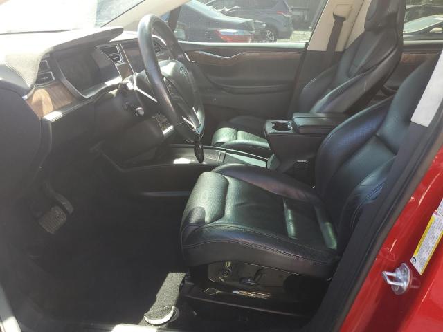 5YJXCAE25GF004207 - 2016 TESLA MODEL X წითელი ფოტო 7