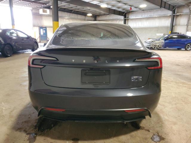 5YJ3E1ET4RF825951 - 2024 TESLA MODEL 3 ნაცრისფერი ფოტო 6