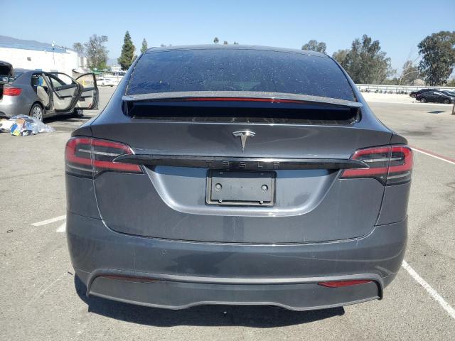 7SAXCAE59NF345748 - 2022 TESLA MODEL X გრაფიტი ფოტო 6